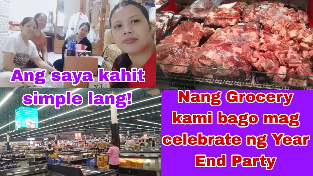 Year End  Celebration and Grocery Time 