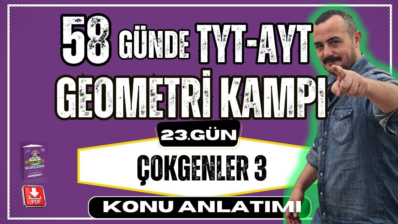 ÇOKGENLER 3 | 58 Günde TYT AYT Geometri Kampı | Geometri Konu Anlatımı