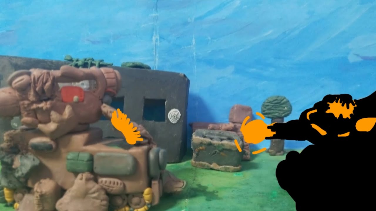 Воскрешение демона, попытки Америки атаковать территории рейха (мультики про танки из пластилина )