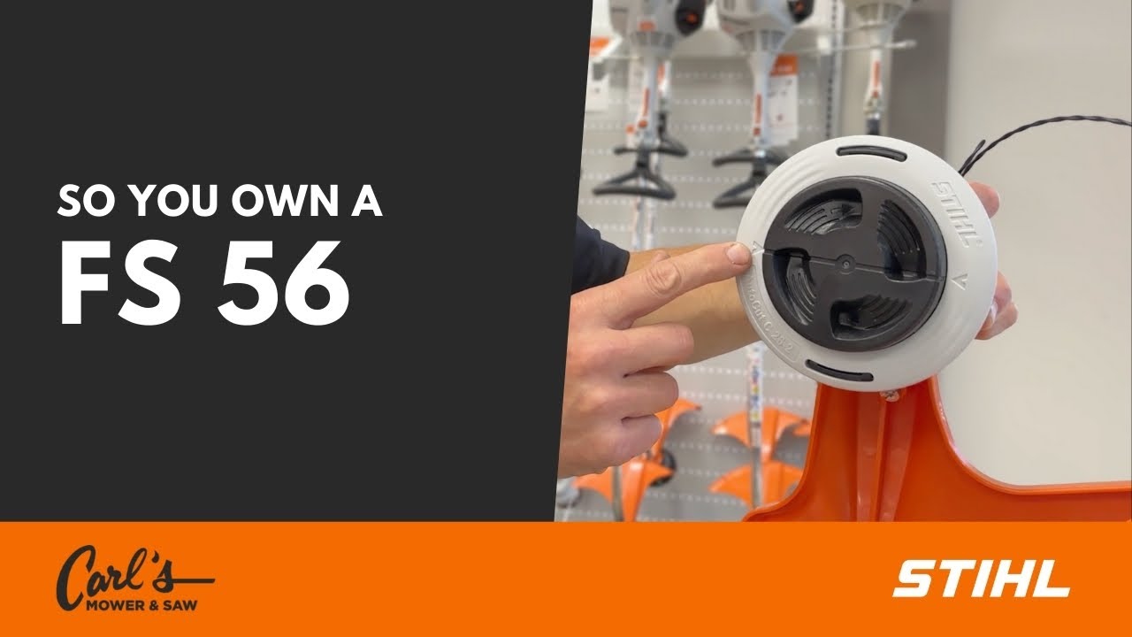 Итак, у вас есть… триммер STIHL FS 56