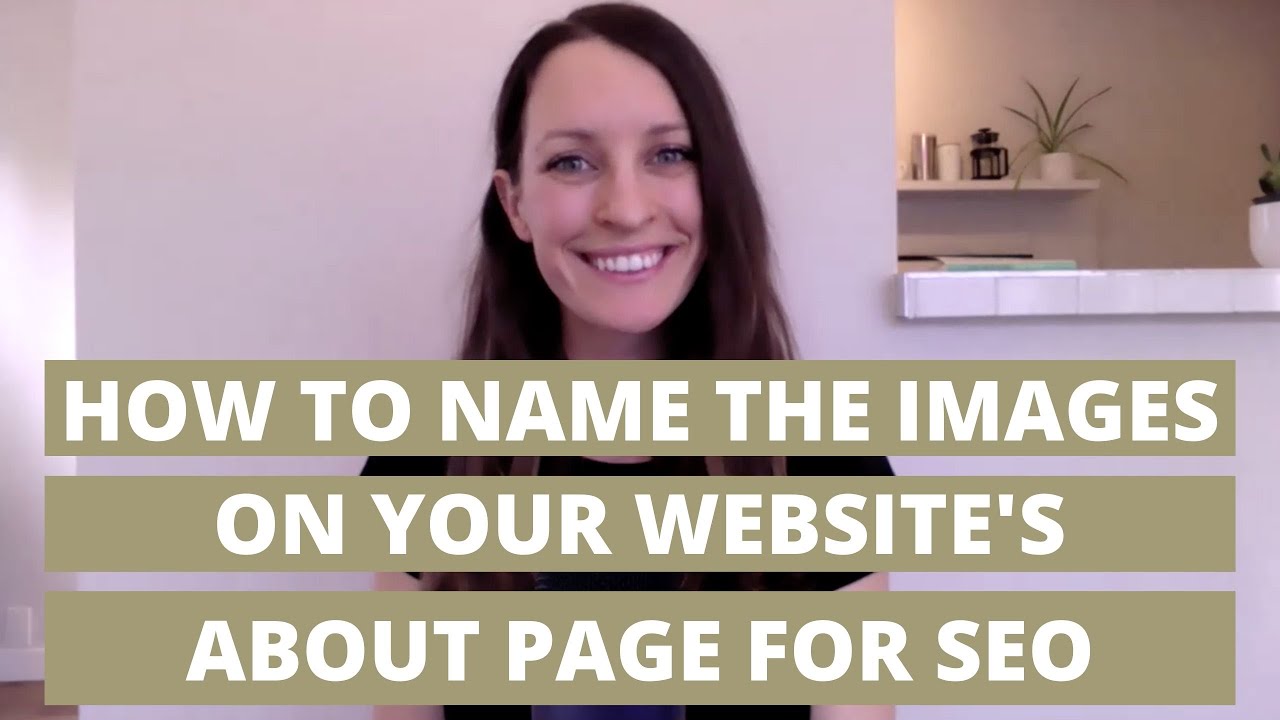 How to name the images on your Squarespace website's About Page for SEO | Squarespace SEO