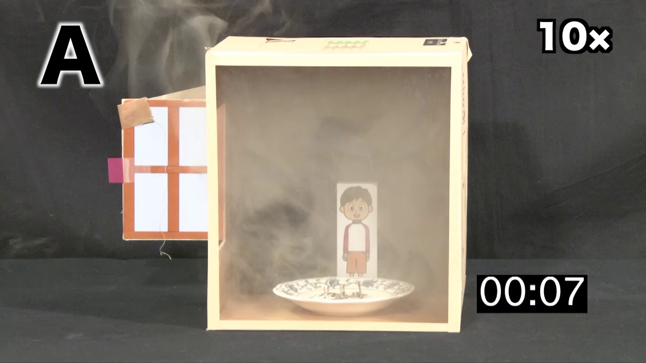 住教育実験動画 風通しを良くしよう