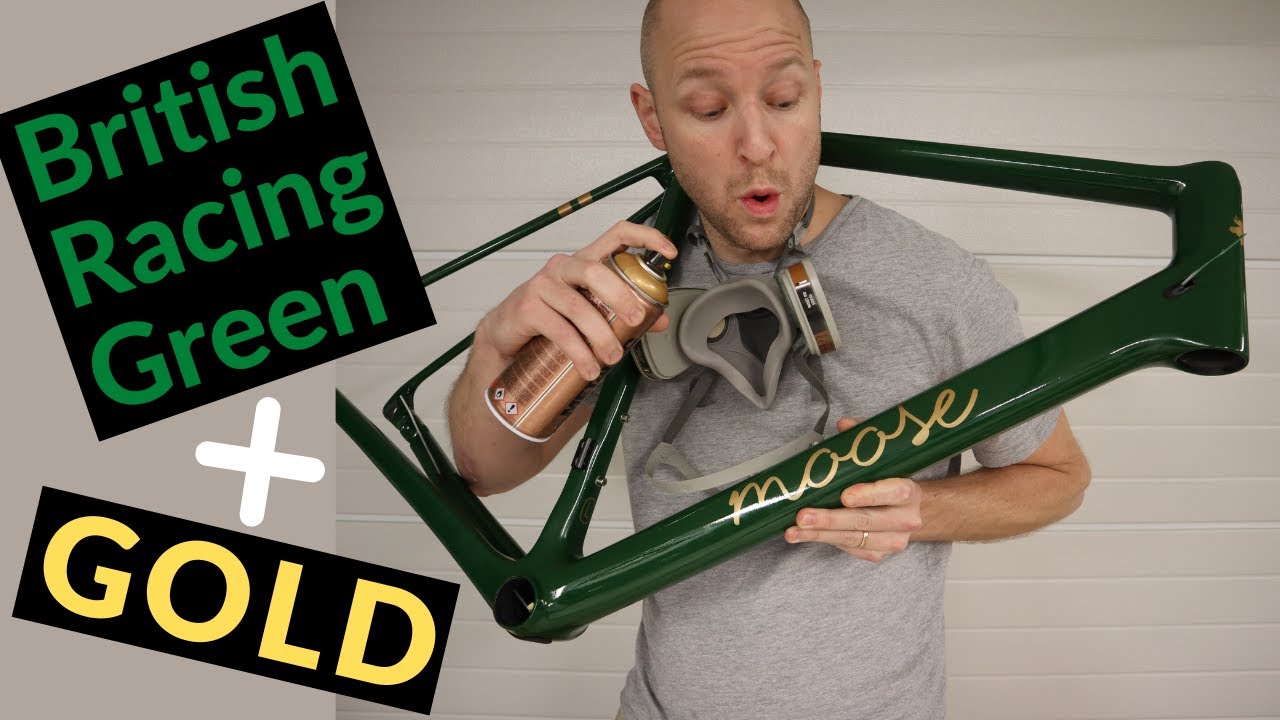 Custom carbon bike frame painting DIY #bikepaint
