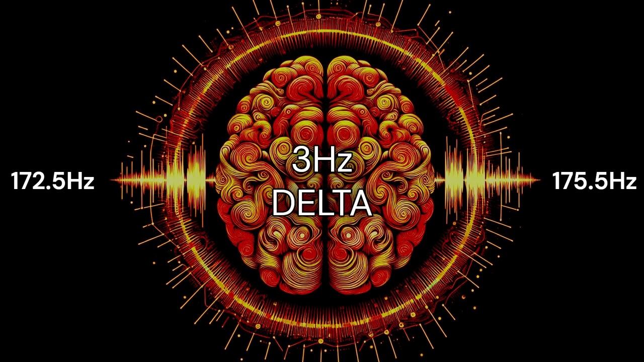 [PHYSICAL HEALING] 3Hz Binaural - 174Hz Solfeggio [PURE TONE]