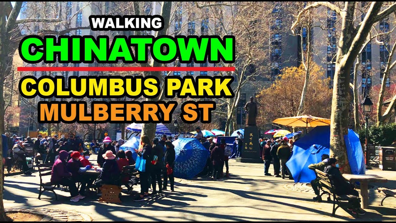 Life in NYC｜Walking Chinatown: Columbus Park & Mulberry Street in the infamous 