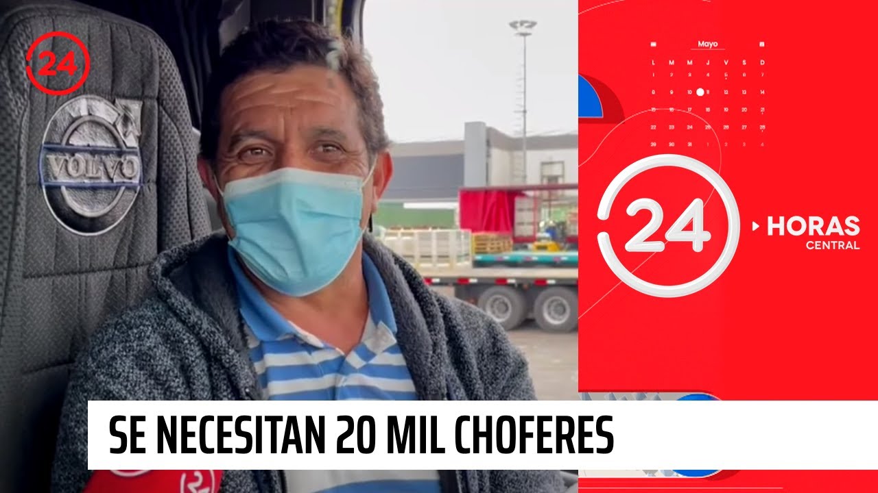 Se necesitan 20 mil choferes para buses, micros y camiones | 24 Horas TVN Chile