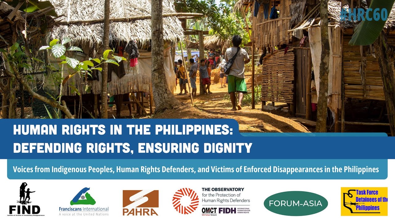 #HRC60 - Human Rights in the Philippines: Defending Rights, Ensuring Dignity