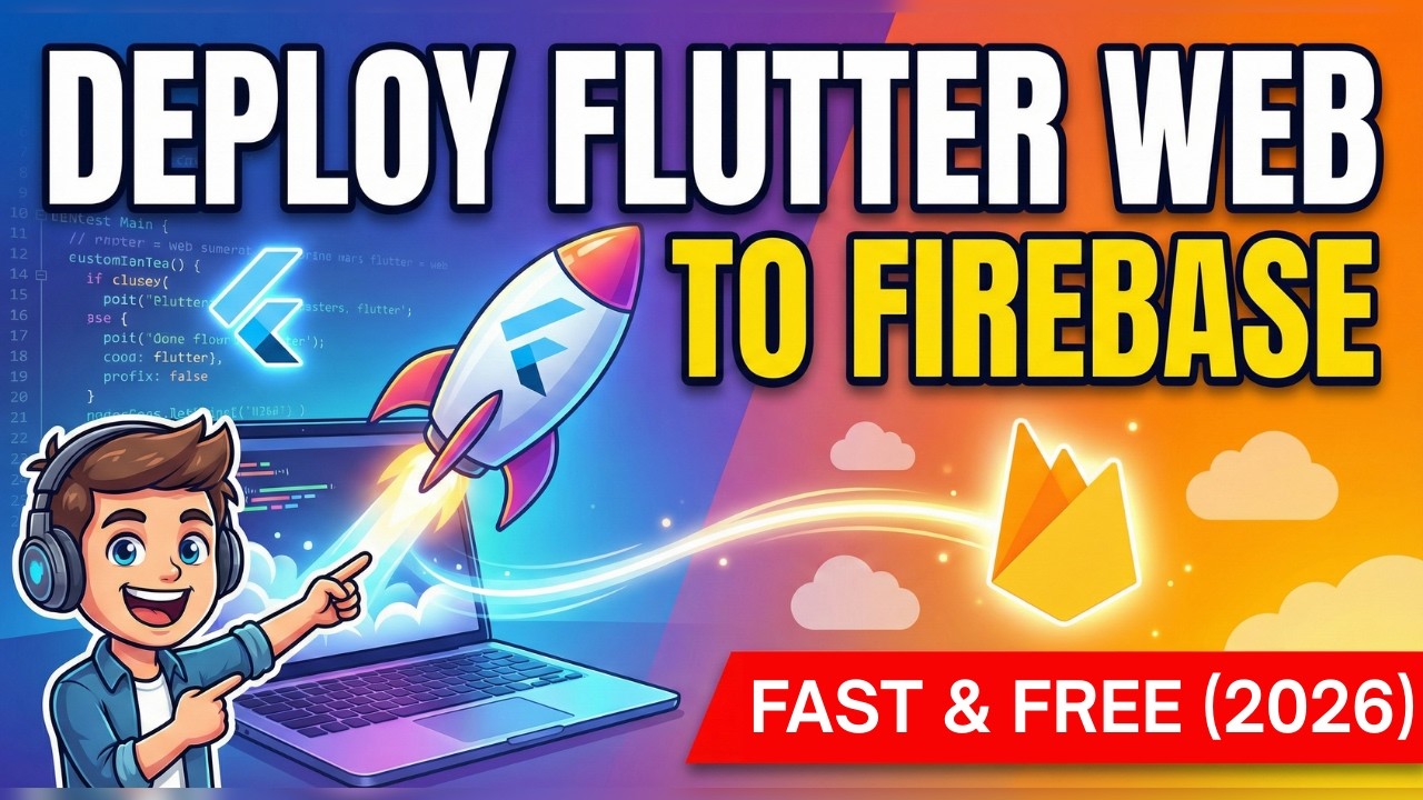 Flutter Web App Deploy on Firebase 2026! Fastest, Secure way! Free Hosting