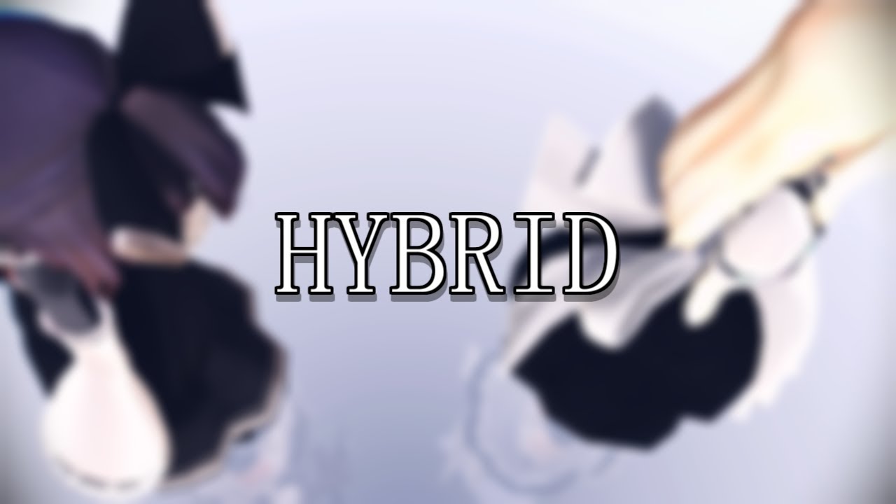 【東方MMD】HYBRID【黒霊夢・黒魔理沙】