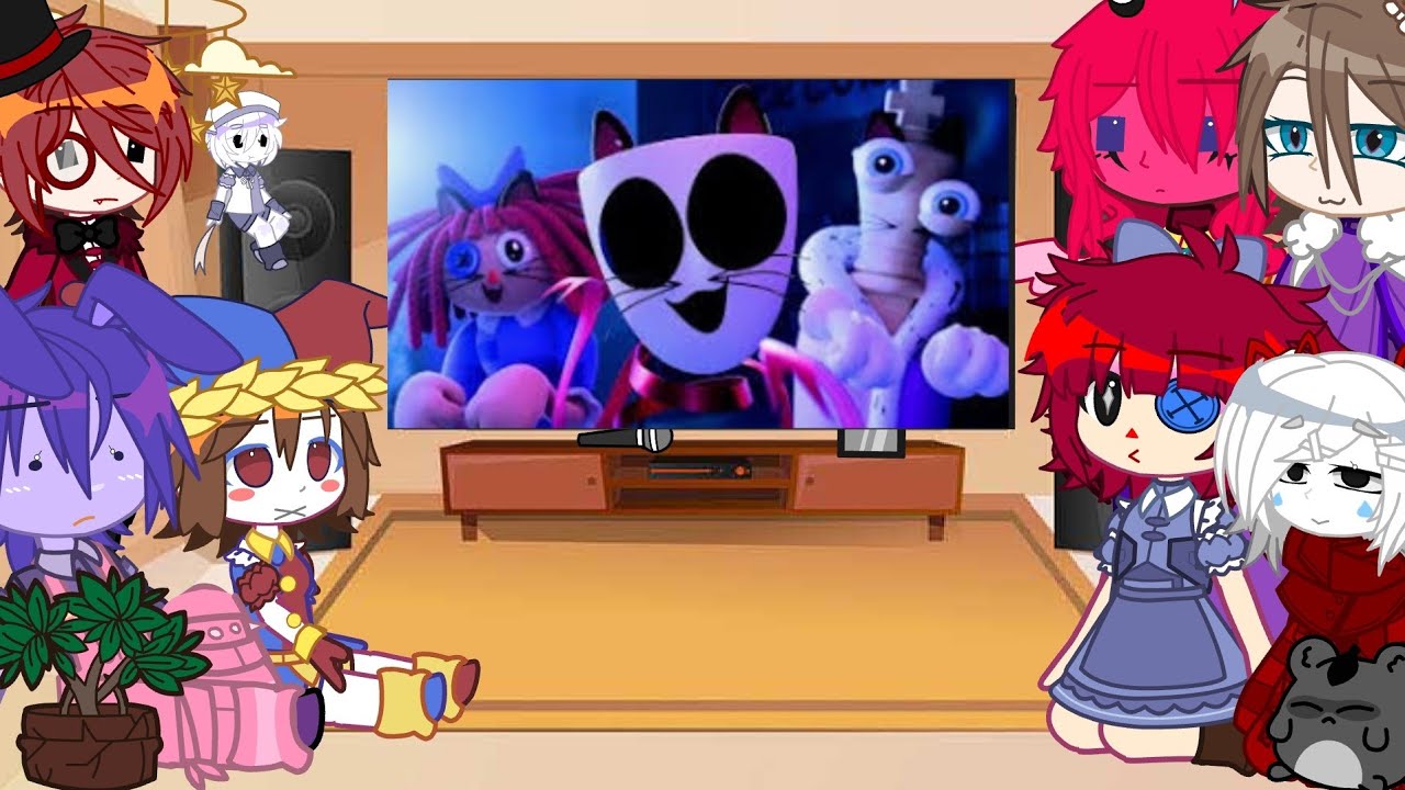 TADC React To The Kitty Cat Dance - The Amazing Digital Circus II Gacha Club 🐰