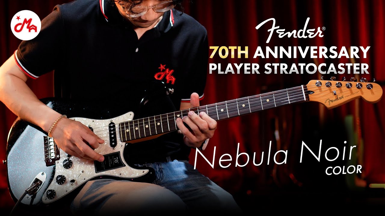 รีวิว Fender 70th Anniversary Player Stratocaster สี Nebula Noir | ความพรีเมียมแห่ง Player Series