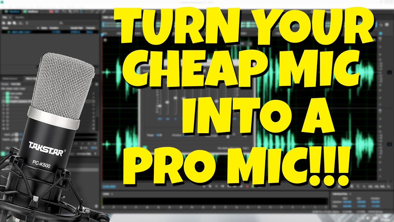 How To Make A Cheap Microphone Sound Like A Professional One! [Adobe Audition Tutorial]