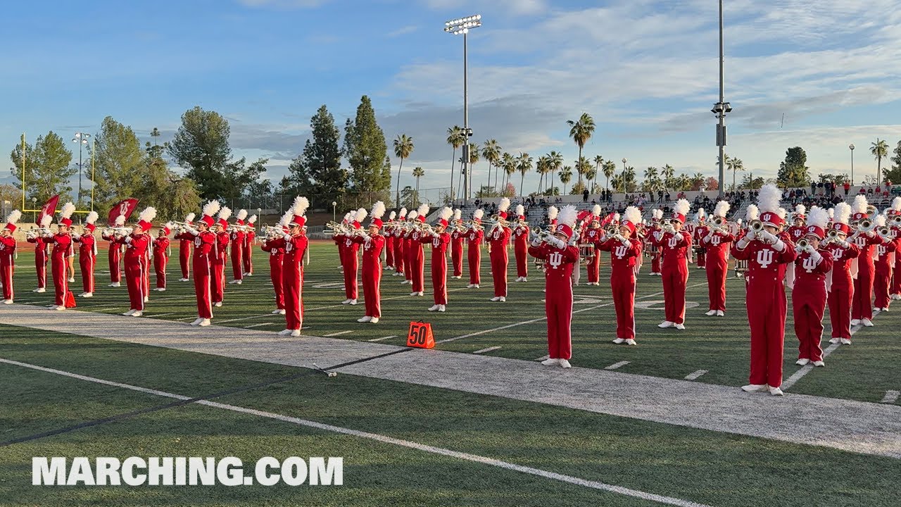 Indiana University Marching Hundred Field Entrance | Tournament of Roses Bandfest, December 30, 2025