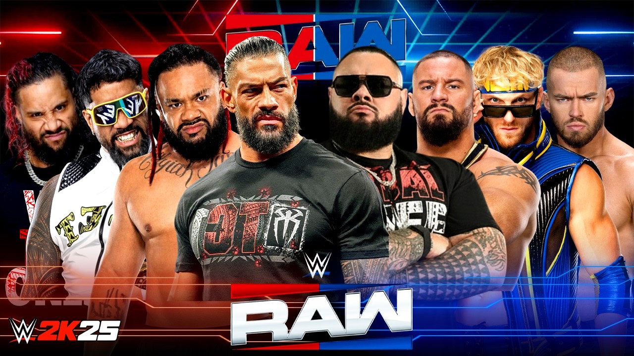 WWE Roman Reigns Jacob Fatu Jimmy & Jey Uso vs Bron Breakker & The Vision | 17-Feb-2026