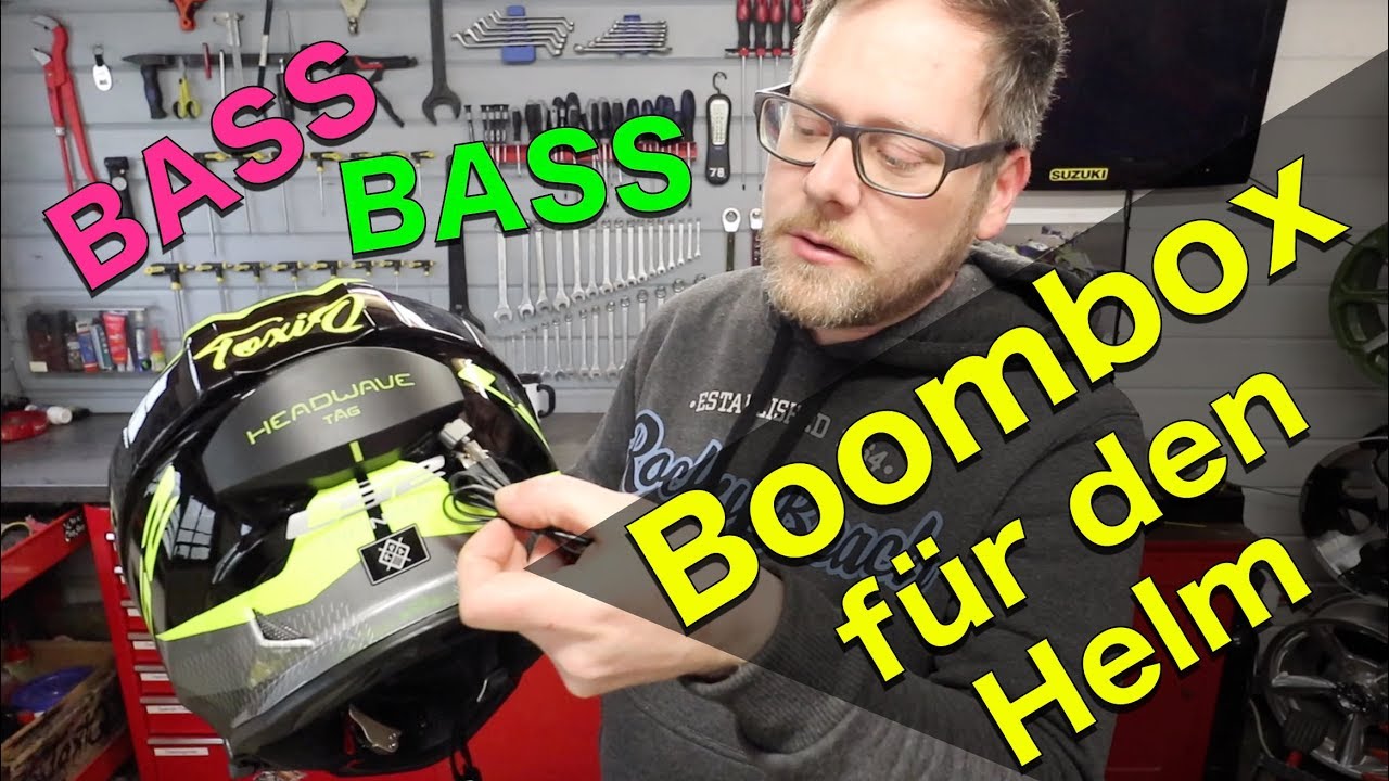 Subwoofer für den Helm / Headwave / Quad-Vlog ToxiQtime