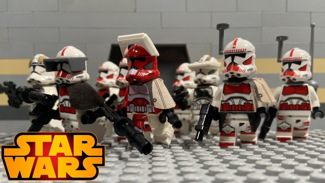 Стрелок - Корусантская гвардия, часть третья - Lego Star Wars: The Clone Wars (покадровая съёмка)