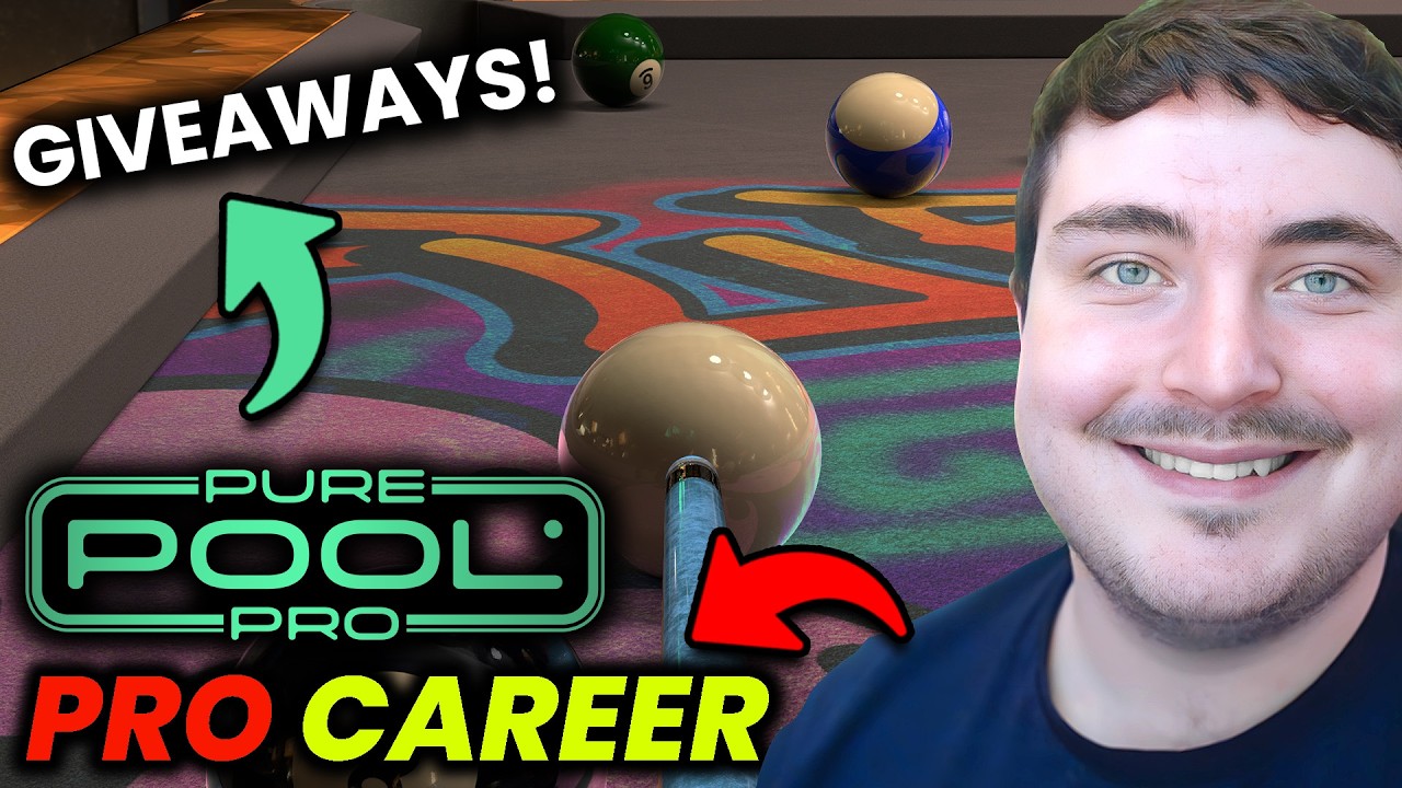 I'M DOING GIVEAWAYS! | PURE POOL PRO PS5 CAREER MODE | MONEY BALL INVITATIONAL