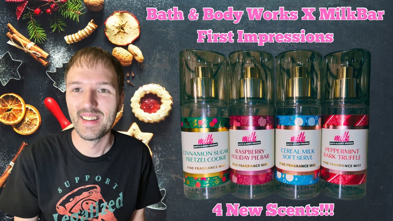 Bath & Body Works X Milk Bar | Первые впечатления о 4 новых ароматах 🥨🍪🍫🥧🥣🍦