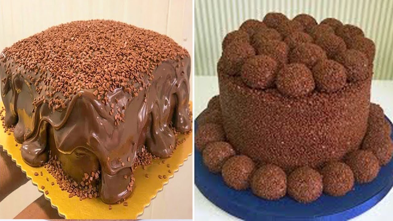 1000+ Fancy Chocolate Cake Recipes | So Tasty Milkcream Chocolate Cake Ideas Compilation