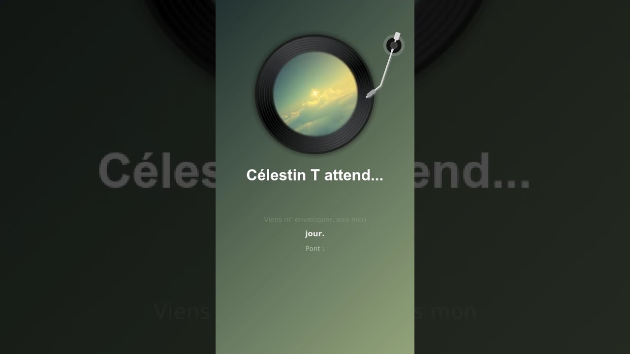 Célestin T'attend, Marie 1