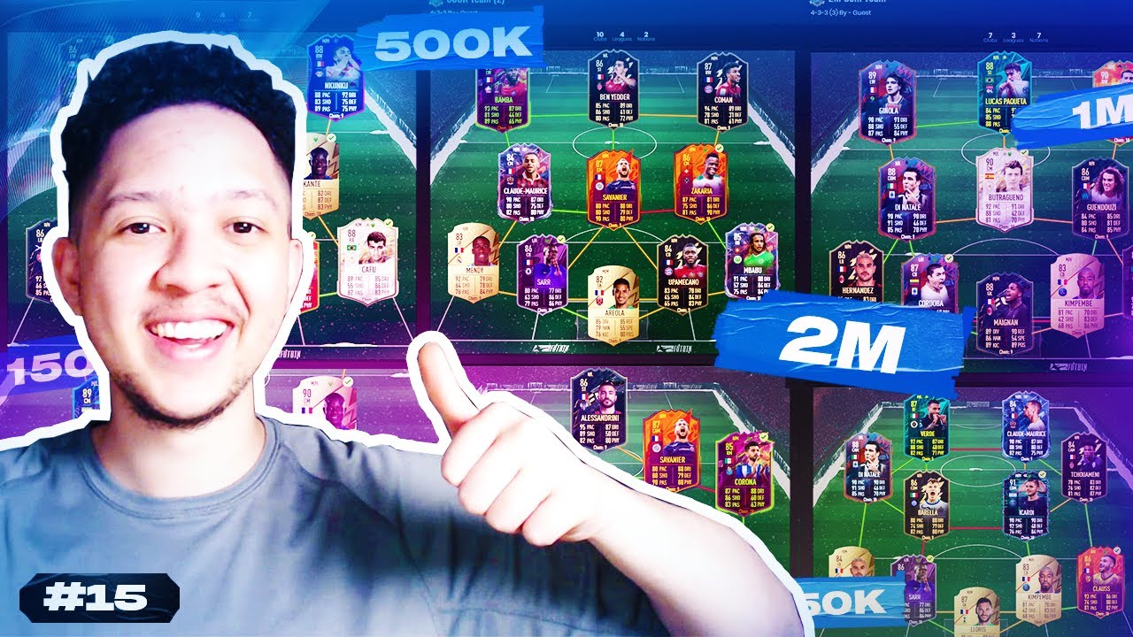 I BUILD YOUR TEAMS! FIFA 22 100K, 200K, 250K, 300K, 400K, 500K, 1M, 2M HYBRID SQUAD BUILDER