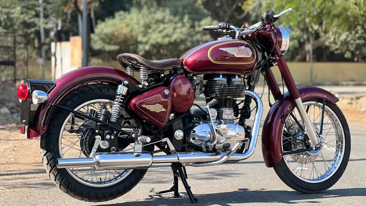 New Royal Enfield classic 350 into Old Vintage look|Bullet modifications @BulletTower