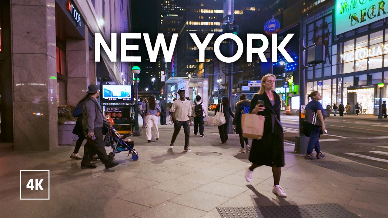 IRL New York Evening Walk in Manhattan - March 2026