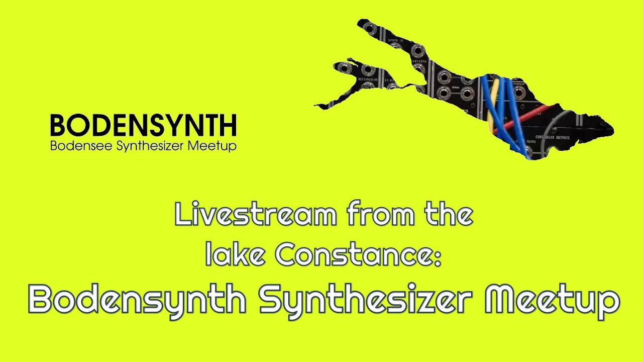 Bodensynth Synthesizer Meetup - live from lake Constance