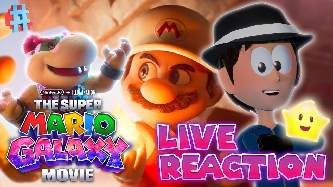NEW MARIO GALAXY MOVIE DIRECT! - LIVE REACTION