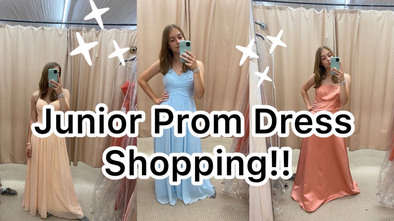 PROM DRESS SHOPPING!! *junior prom *wedding dress shopping *vlog