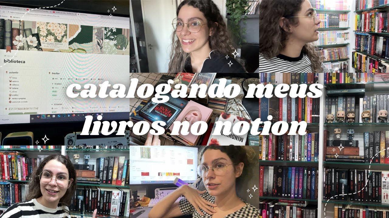 catalogando +400 livros da minha coleção no notion #1