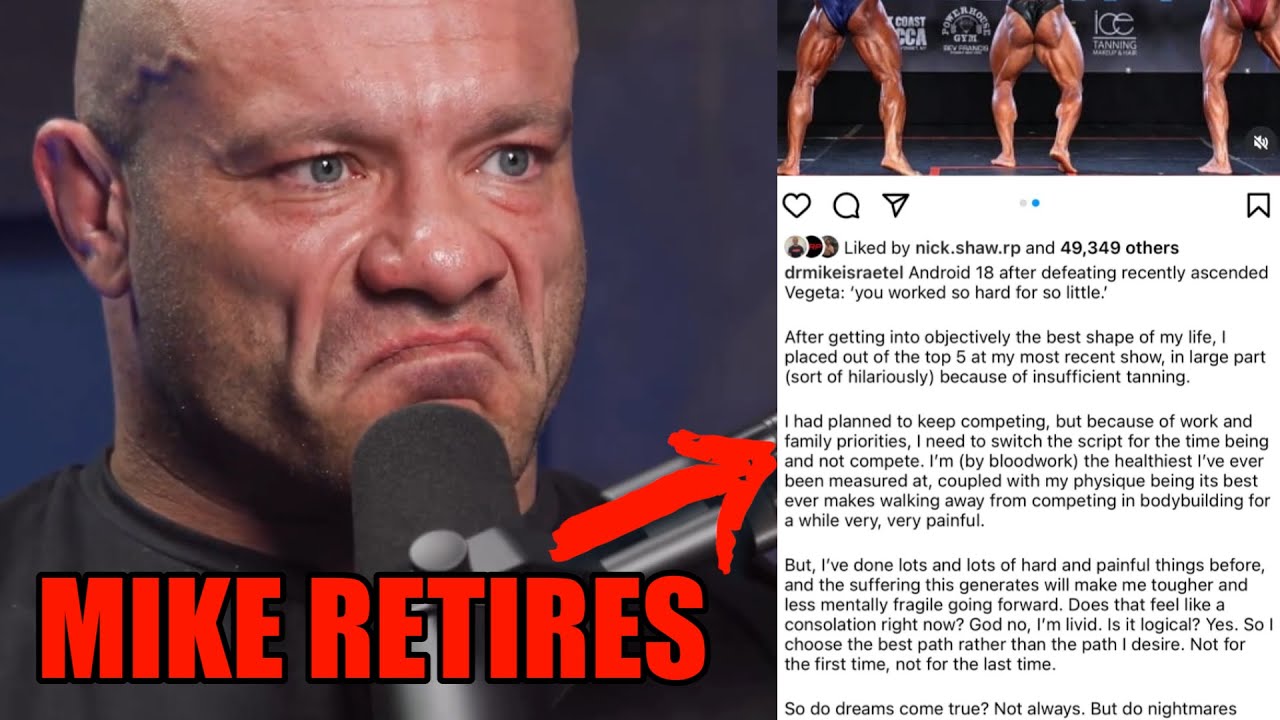 Mike Israetel Just Announced His Retirement