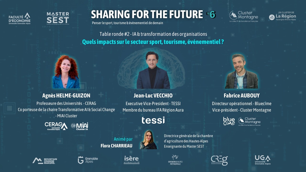 Sharing For The Future 6 - Table ronde 2 – IA & Transformation des organisations