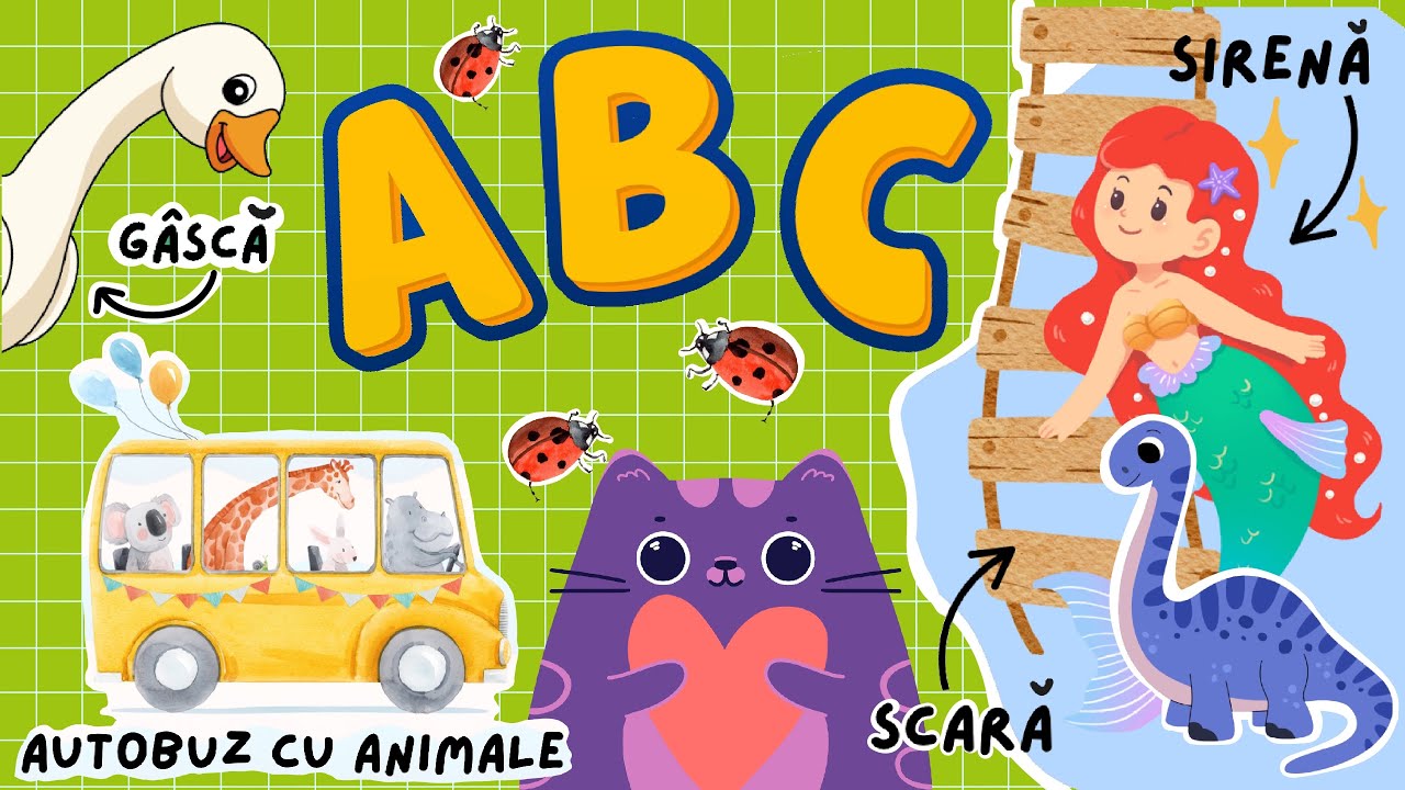 ALFABETUL I Învățăm cu PAM BEBE I ABC