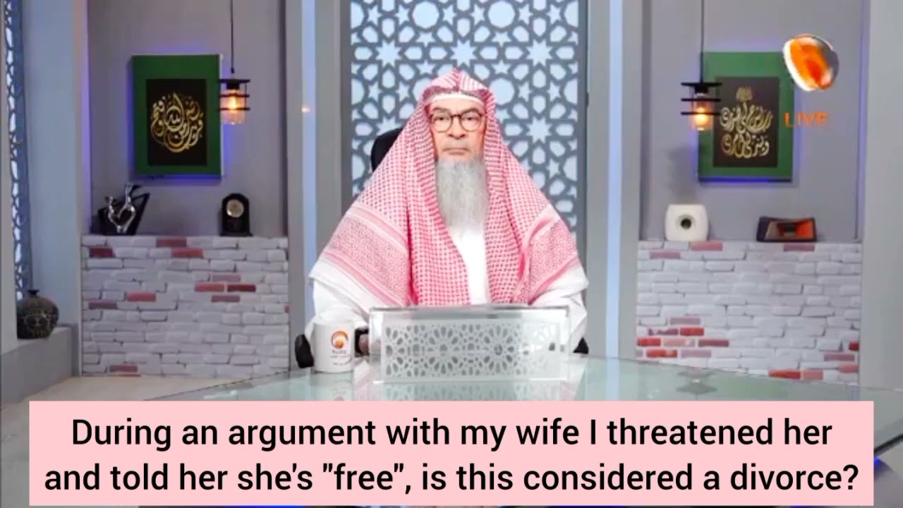 During an argument with my wife I said 
