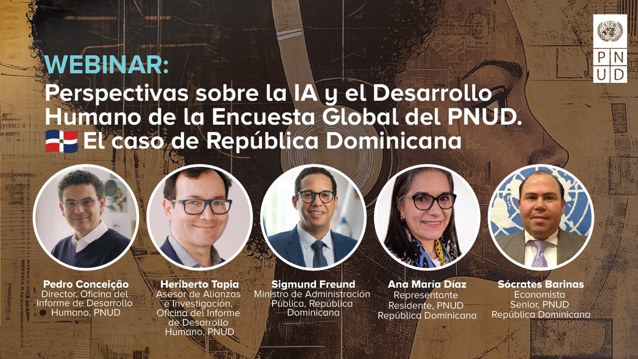 Perspectivas sobre IA y el Desarrollo Humano de la Encuesta Global y el caso de República Dominicana