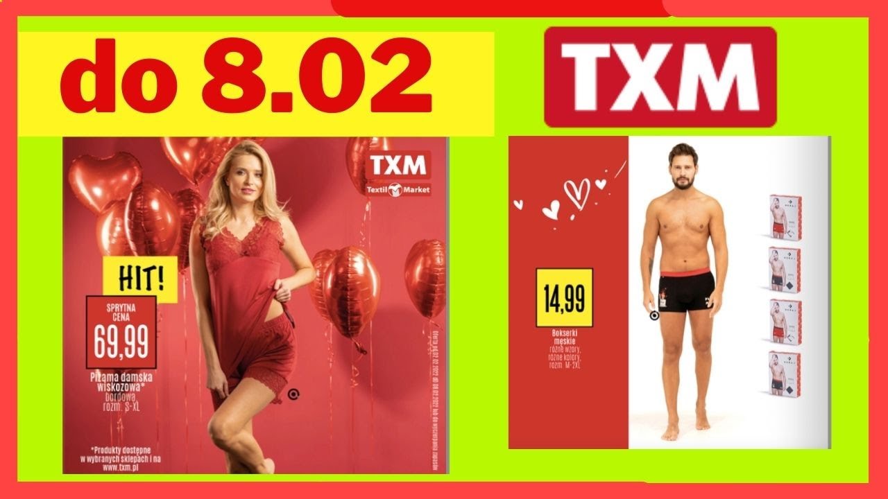 🔴 🛒 TXM Dyskont Odzieżowy 🔴 Gazetka Promocyjna do 8. 02.22