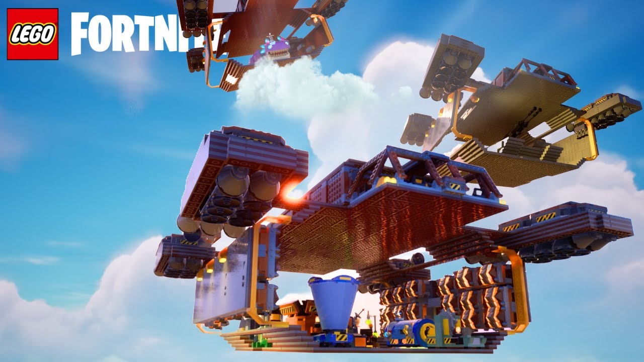 Building a Mobile Base in LEGO Fortnite!
