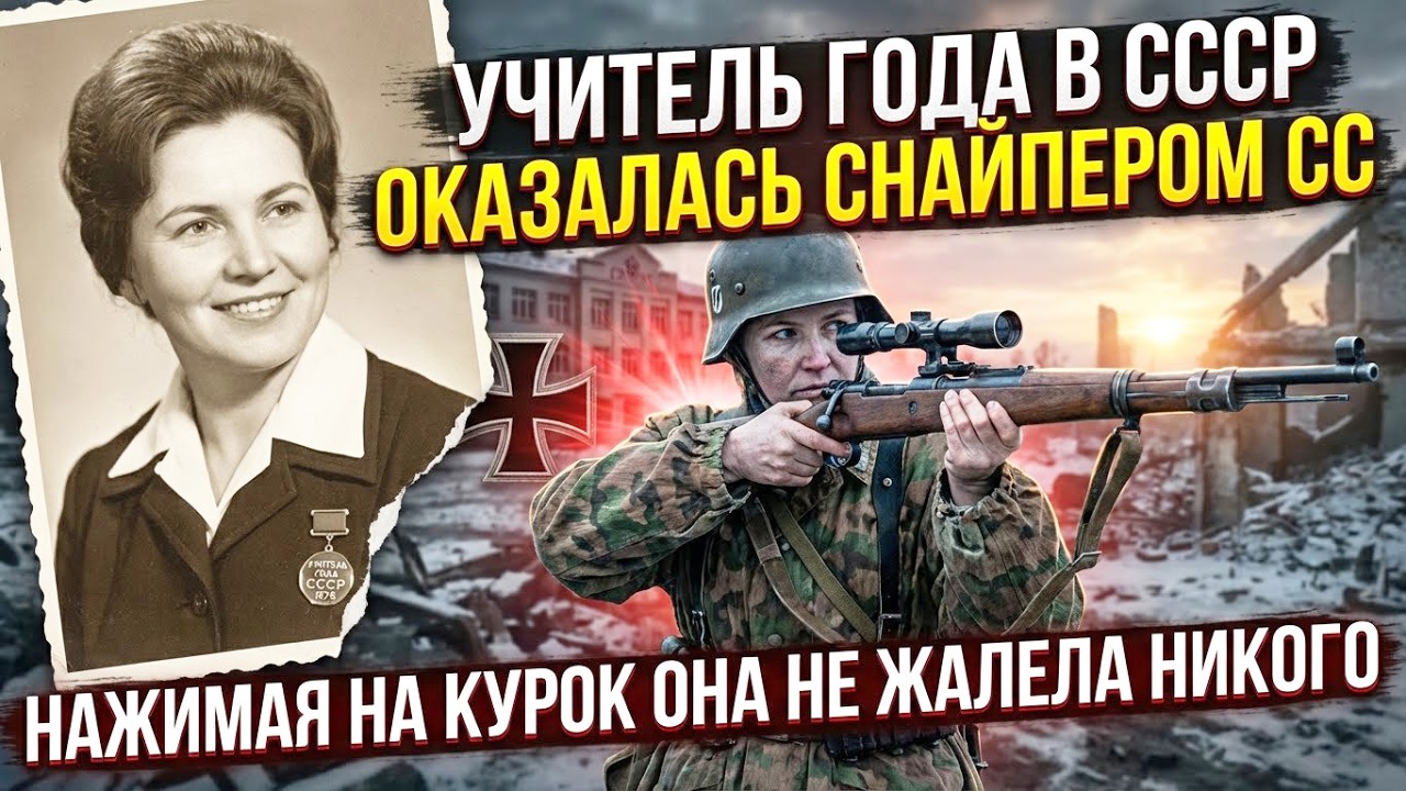 УЧИТЕЛЬ ГОДА СССР… оказалась СНАЙПЕРОМ СС! Майор КГБ услышал ЭТОТ звук... Морзянка выдала нацистку!