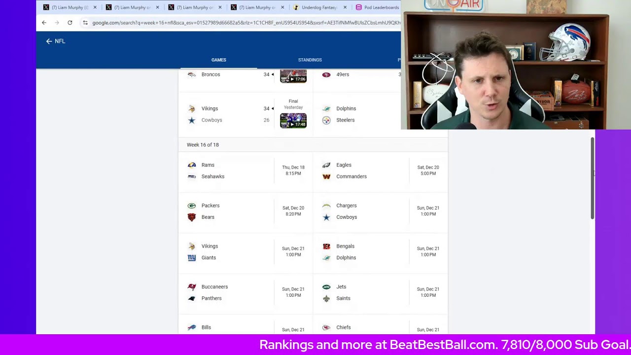 The Fantasy Football Playoffs have been CRAZY