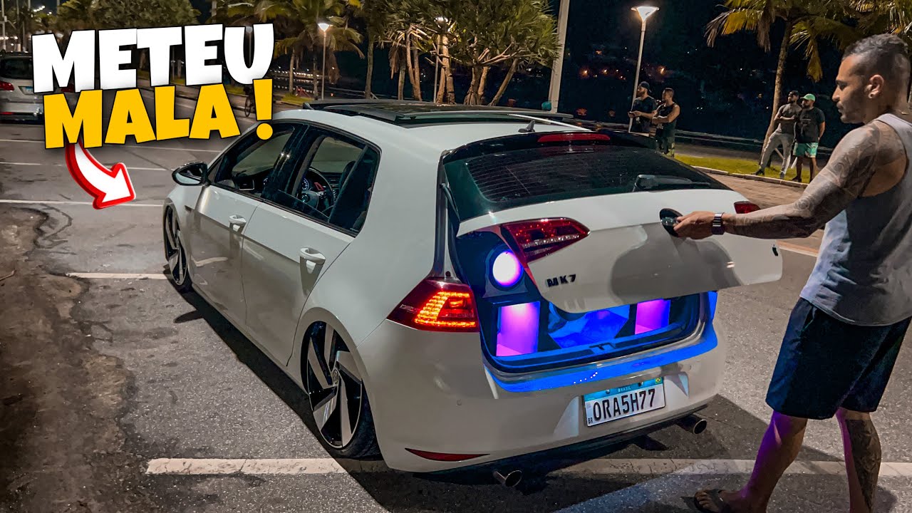AONDE CHEGA PARA TUDO COM O GOLF TSI FORRADO DE SOM E REBAIXADO
