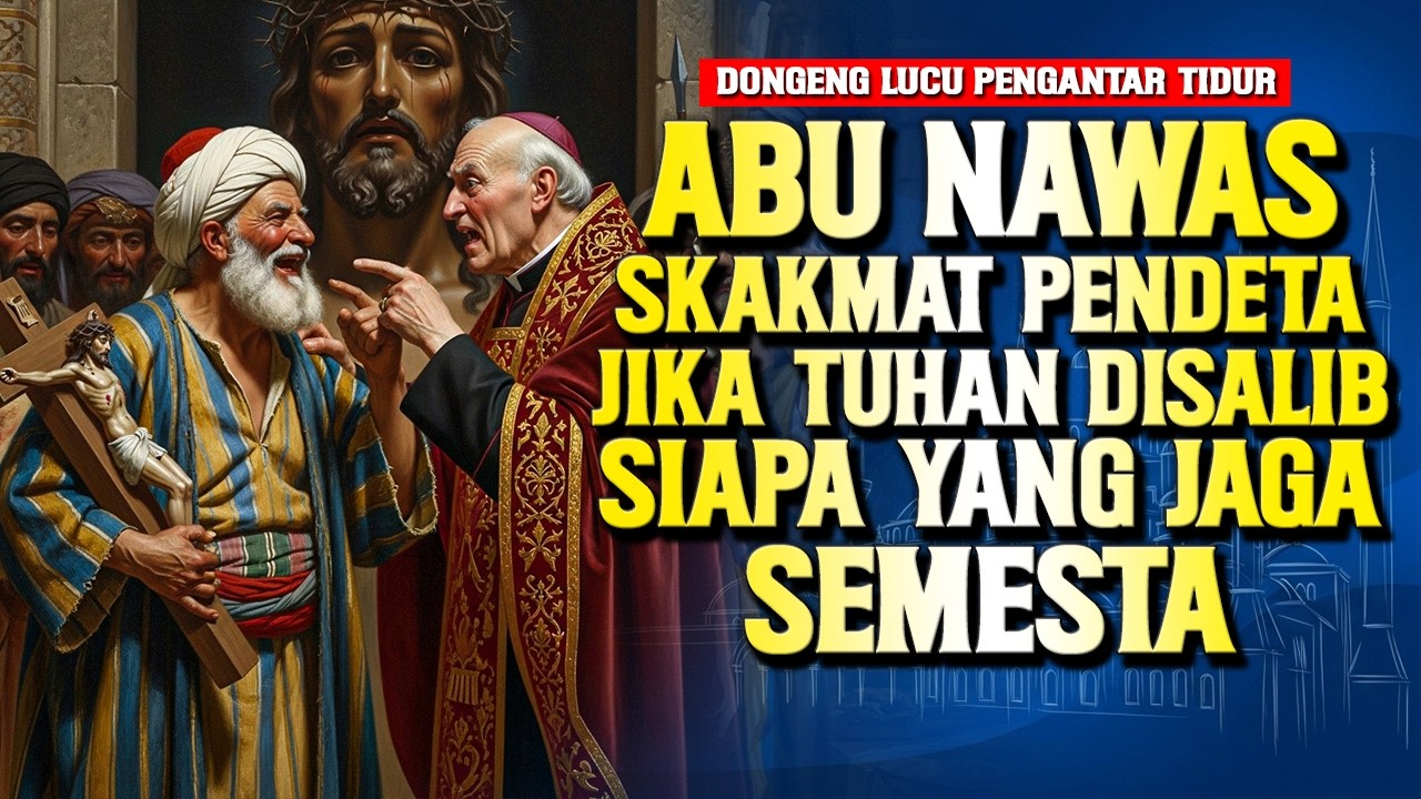 TUHAN KOK DISALIB, SIAPA YANG JAGA SEMESTA? ABU NAWAS VS PENDETA - DONGENG NAWAS PENGANTAR TIDUR