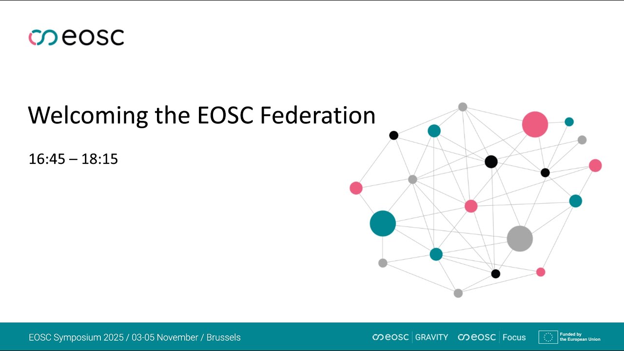 EOSC Symposium | Welcoming the EOSC Federation