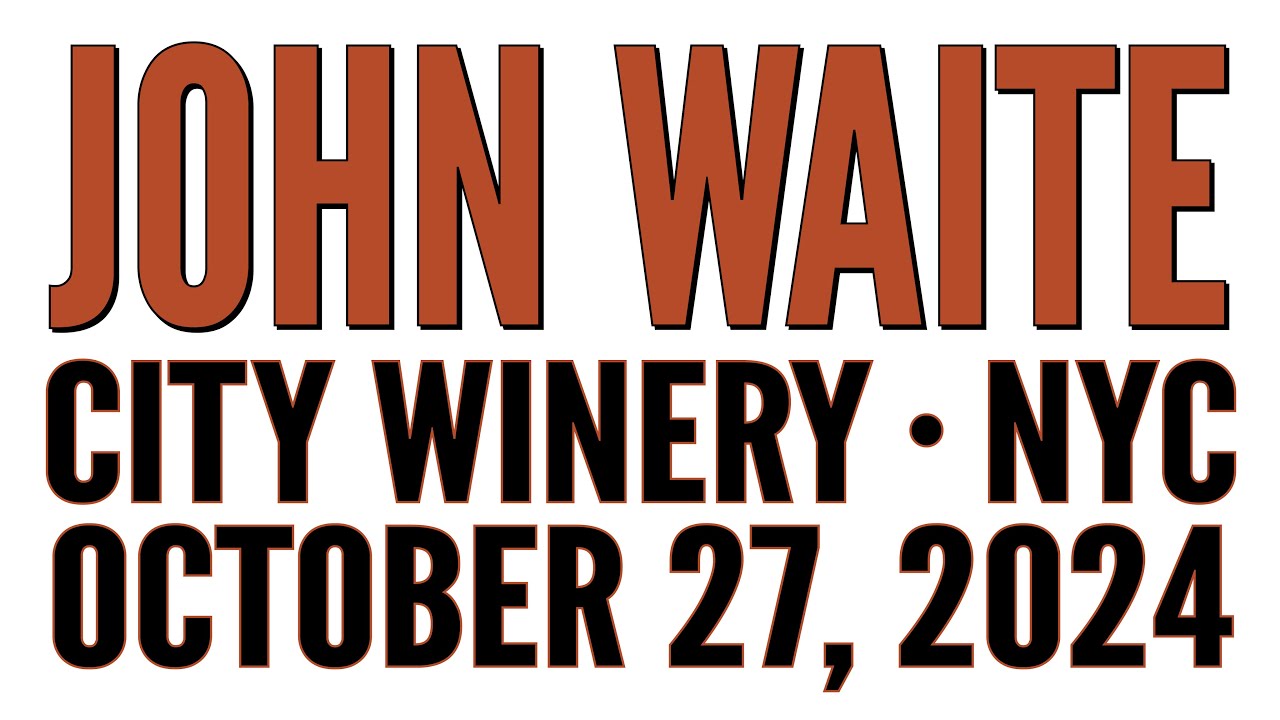 John Waite Performing at City Winery on October 27, 2024