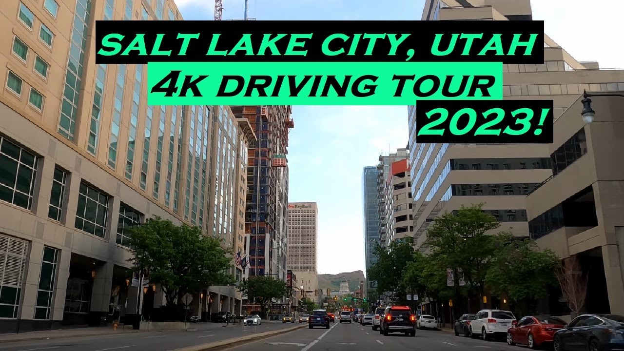 Salt Lake City, Utah | 4k Driving Tour | Dashcam 2023