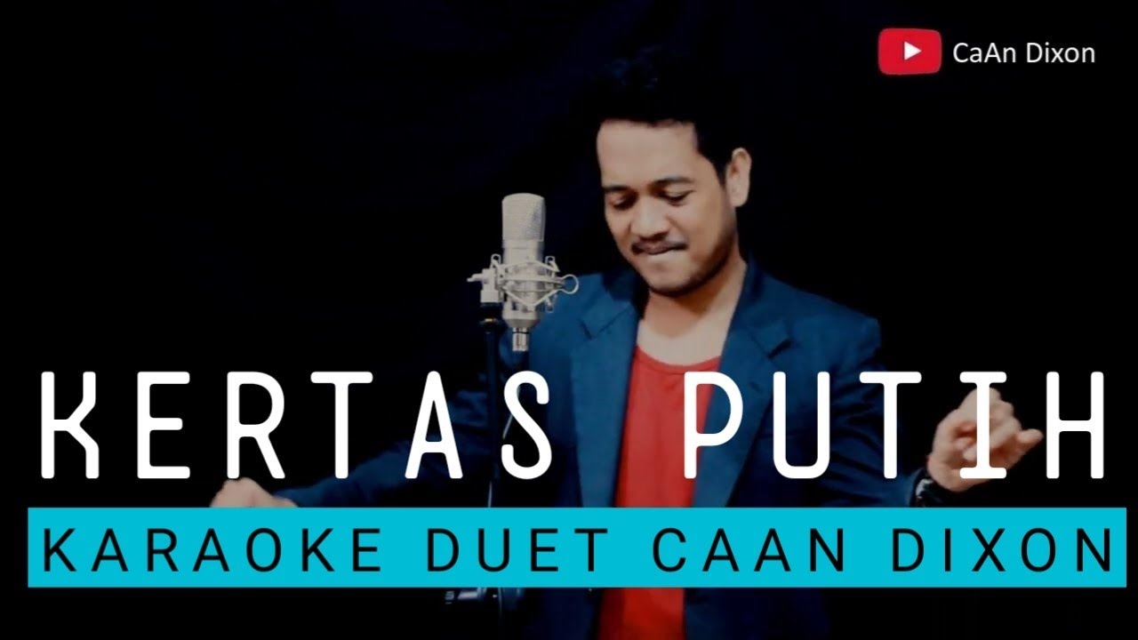 KERTAS PUTIH (Yus Yunus/Erie Susan) karaoke duet cowok || Dangdut Original