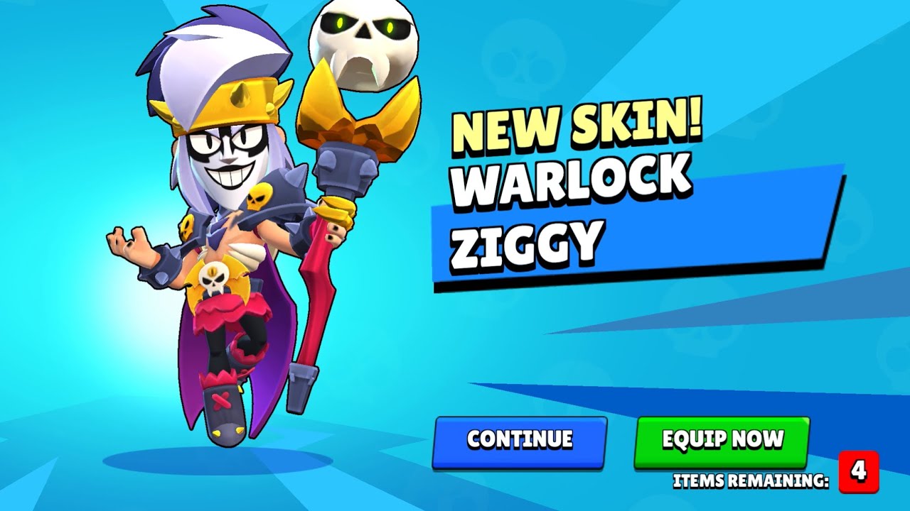 Brawl Stars - Warlock Ziggy skin!