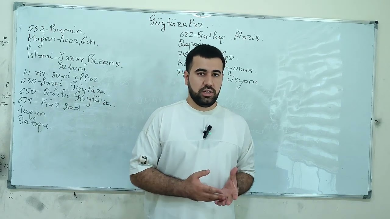 TARİX DƏRSLƏRİ - I, II G&ouml;yt&uuml;rk d&ouml;vlətləri