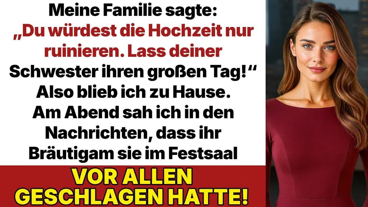 Ich war nicht zur Hochzeit meiner Schwester eingeladen – doch ganz Deutschland sah die Ohrfeige!