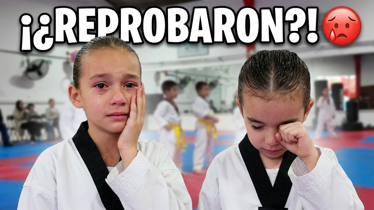 ¡EL DÍA MÁS TRISTE! 😭 ¿No pasaron el examen de Taekwondo?